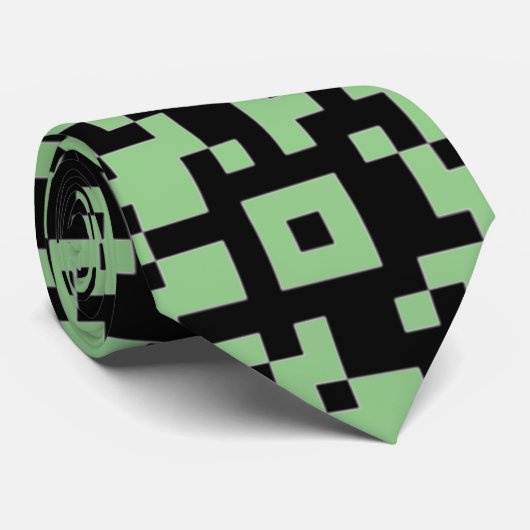 Mijn QR-code Stropdas (Opgerold)