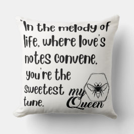 Mijn Queen Bee citaten Kussen