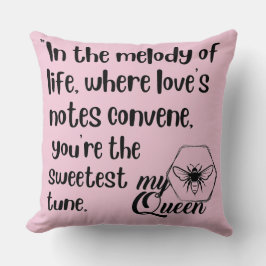 Mijn Queen Bee citaten Kussen