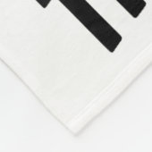 Mijn racket krijgt meer actie dan ik Grappige Badm Fleece Deken (Hoek)