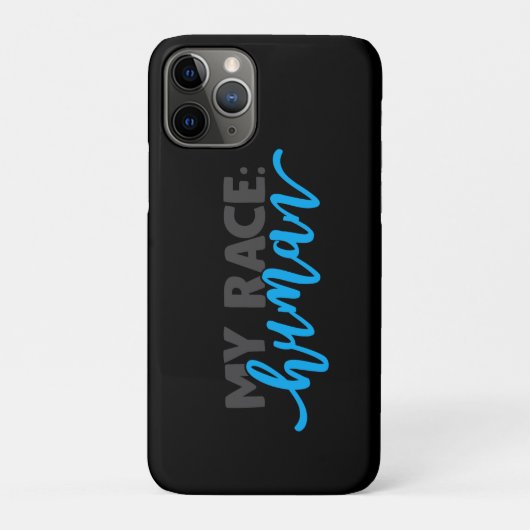 Mijn ras: Human iPhone / iPad case (Achterkant)