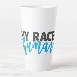 Mijn ras: mens latte mok