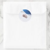 Mijn Rat heeft mijn thuiswerk opgegeten! Ronde Sticker (Tas)