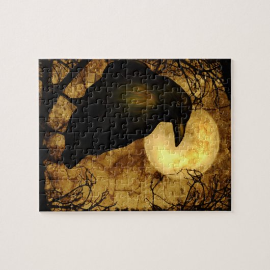 Mijn Raven Puzzle Legpuzzel (Horizontaal)