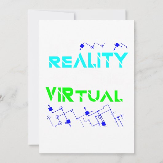 Mijn realiteit is dat er virtueel gamer wordt gesp kaart (Voorkant)