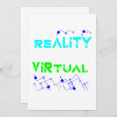 Mijn realiteit is dat er virtueel gamer wordt gesp kaart (Voorkant / Achterkant)