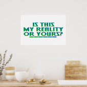 Mijn realiteit poster (Keuken)