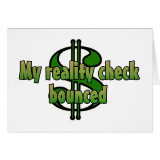 Mijn realiteitscontrole is begonnen