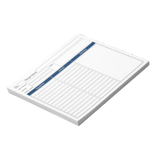 Mijn recept notitieblok (Linkerzijde)