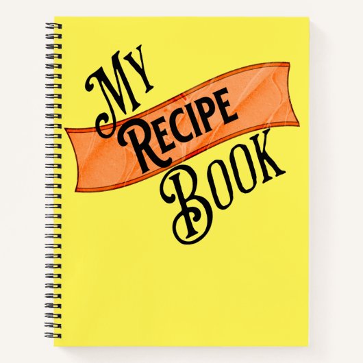 Mijn receptenboek notitieboek (Voorkant)