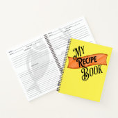 Mijn receptenboek notitieboek (Binnen)