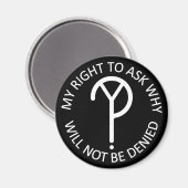 Mijn recht om te vragen waarom - White Magneet (Voorkant / Achterkant)