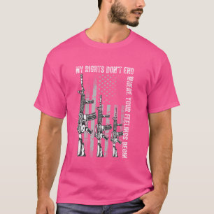 Mijn rechten eindigen niet waar je gevoelens met d t-shirt