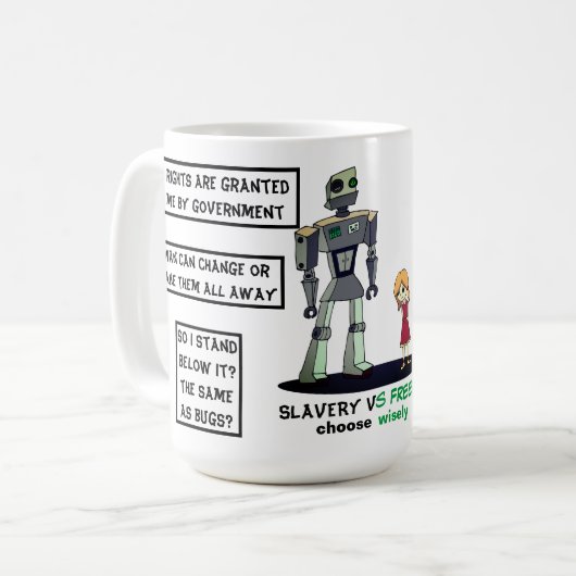 Mijn rechten koffiemok (Voorkant links)