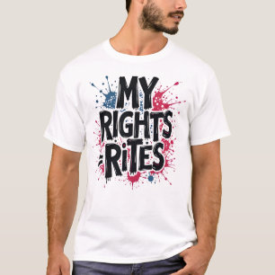 MIJN RECHTEN = RITEN – Bold Gen Z Independence Day T-shirt
