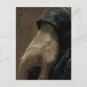 Mijn rechterhand getekend met mijn linkerhand, 184 briefkaart
