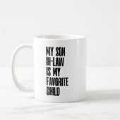 Mijn rechtse zoon is mijn favoriete kind koffiemok (Links)