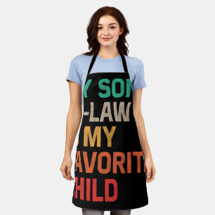 Mijn rechtse zoon is mijn favoriete kind schort