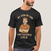 Mijn rechtse zoon is mijn favoriete kind t-shirt (Voorkant)