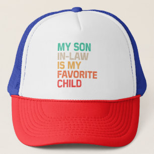 Mijn rechtse zoon is mijn favoriete kind trucker pet