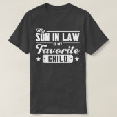 Mijn rechtse zoon is mijn favoriete kinderfamilie t-shirt (Design voorkant)