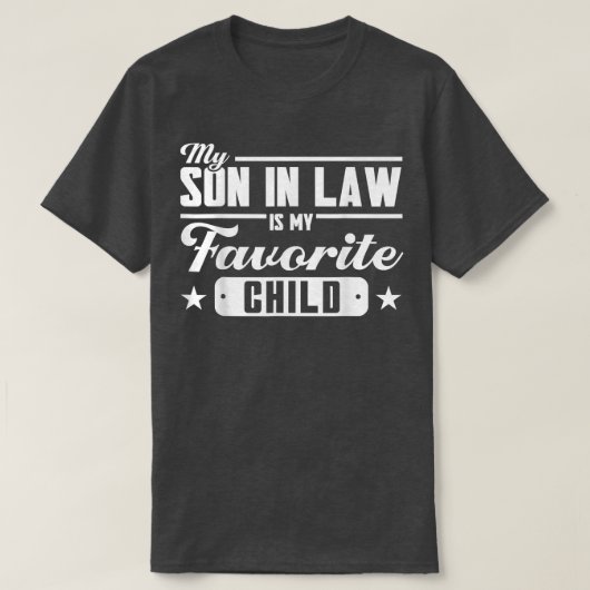 Mijn rechtse zoon is mijn favoriete kinderfamilie t-shirt (Design voorkant)