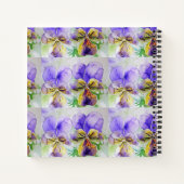 Mijn Recipe Book Viola Paarse Waterverf Notitieboek (Achterkant)