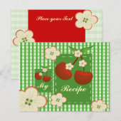 Mijn recipe Cherry Patch Briefkaart (Voorkant / Achterkant)