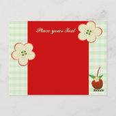 Mijn recipe Cherry Patch Briefkaart (Achterkant)