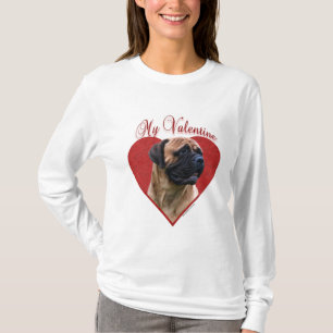 Mijn Red Bullmastiff Valentijn T-shirt