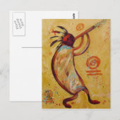 Mijn Red Kokopelli Briefkaart (Voorkant / Achterkant)