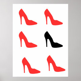 Mijn Red Shoe Poster