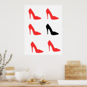 Mijn Red Shoe Poster (Keuken)