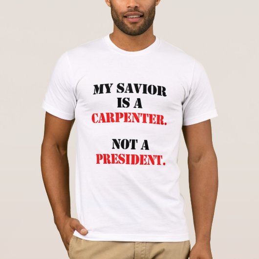 Mijn redder is een timmerman t-shirt (Voorkant)