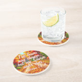 Mijn Redder verandert nooit Zandsteen Onderzetter (Zijkant)