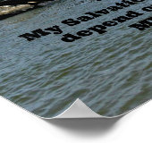 Mijn redding en mijn eer zijn afhankelijk van God Poster (Hoek)