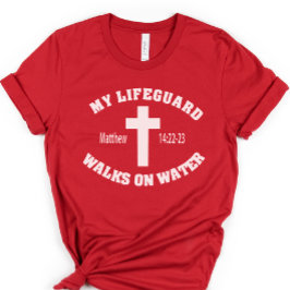 Mijn reddingsbril liep op het Shirt water, Christe