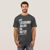Mijn reddingsbril loopt op water | CHRISTELIJK T-shirt (Voorkant volledig)