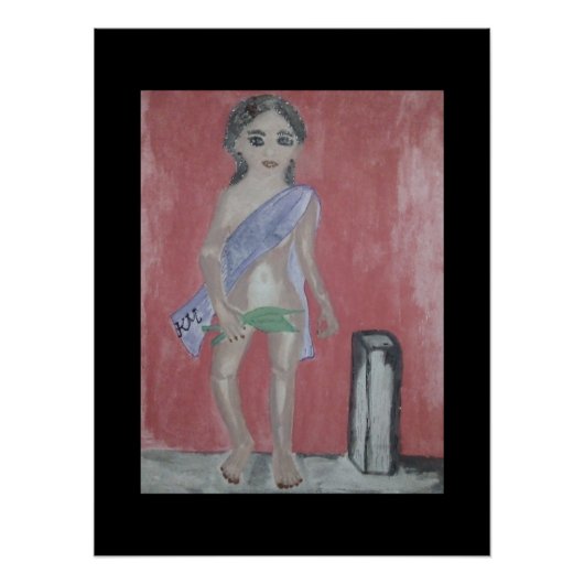 Mijn reflectie in het Poster van de verbeelding (Voorkant)