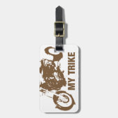 mijn regels bagagelabel (Voorkant verticaal)