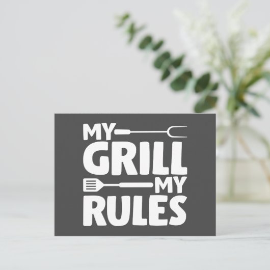 Mijn regels briefkaart (Staand voorkant)