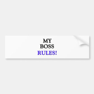 Mijn regels bumpersticker