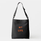 Mijn regels crossbody tas (Achterkant)