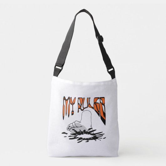 Mijn regels crossbody tas (Voorkant)