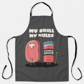 Mijn regels schort (Voorkant)