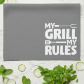 Mijn regels theedoek (Gevouwen)