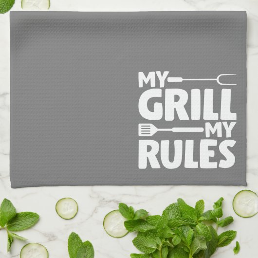 Mijn regels theedoek (Gevouwen)