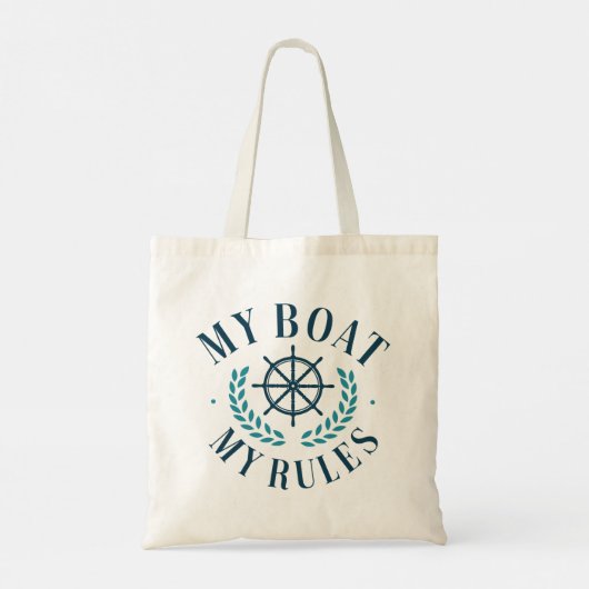 Mijn regels tote bag (Achterkant)