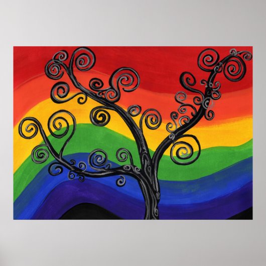 Mijn regenboog poster (Voorkant)