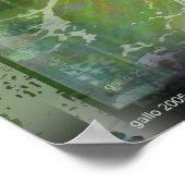 Mijn regenboog van Gregory Gallo Poster (Hoek)